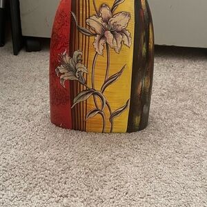 Floral Multicolor Vase - Home Accent